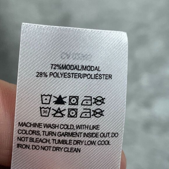 Lucky Brand Mauve 3/4 Sleeve V-Neck Relaxed Fit Blouse Large d0032 - Picture 5 of 7